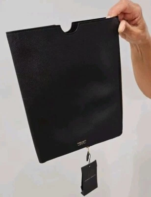 Giorgio Armani IPAD tablet Leather sleeve case BLACK Air  Mini & ipad 10th Gen - Image 1 of 4