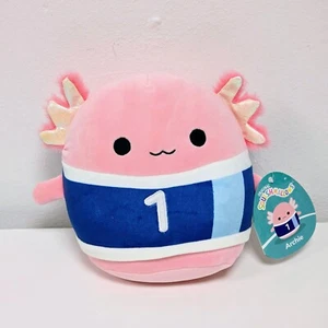 SQUISHMALLOWS ARCHIE THE AXOLOTL NO 1 JERSEY SOCCER FOOTBALL 7.5 INCH BNWT - Picture 1 of 3