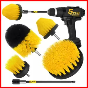 5Pcs Drill Brush Attachment Set-Car Interior Detailing Kit, Power Scrubber Brush - Picture 1 of 8