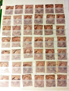 1872 MARCA DA BOLLO USATO 5 CENTESIMI LILLA LOTTO DI N.42 MARCHE VITT.EMAN. II - Foto 1 di 3
