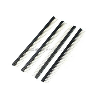 5pz Striscia Stagno PCB Femmina IC Rompibile 40pin Singola Fila Rotonda Testa Presa - Immagine 1 di 2