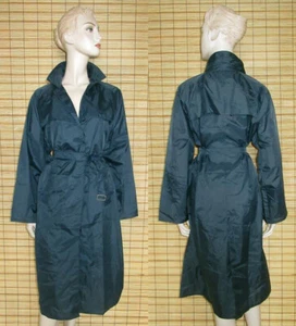 BLAUER REGENMANTEL - RAINCOAT - NYLON - VINTAGE - LILION - WIE NEU - GR. 46 - Picture 1 of 2