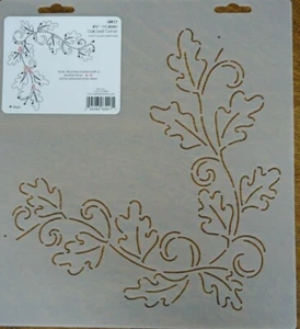 Plantilla Acolchado Hoja de Roble Esquina 4 1/2" 11.4cm Edredón Artesanal QC LBK17 Otoño Otoño - Imagen 1 de 1