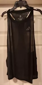 NEW Women's Small adidas Running Tank Top Black IA7735 Distance Trainig - Picture 1 of 6