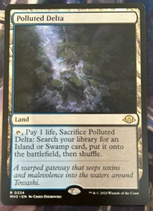 Polluted Delta from Modern Horizons 3. Rare Fetch Land. Magic the Gathering. - Picture 1 of 1