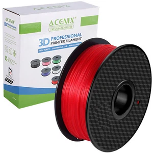 ACENIX? Red PETG 3D Printer Filament 1.75mm 1KG Spool Filament for 3D Printing - Picture 1 of 12