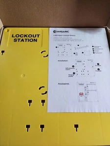 Wisamic LS22 Lockout Tagout Station ABS Strong & Durable - Picture 1 of 6