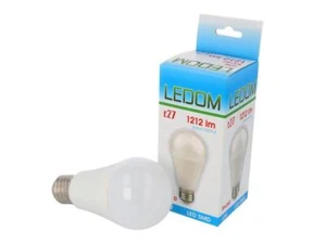 5X Lampadine LED E27 230V 12W 1212lm 3000K, Bianco Caldo, LEDOM - Foto 1 di 1