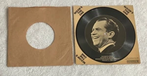 Cardboard Record Richard  Nixon- Nixon's The One 7" 33 RPM August 8 1968 - Picture 1 of 1