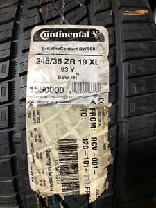 1 New 245 35 19 Continental Extreme Contact DWS06 Tire - Picture 1 of 5