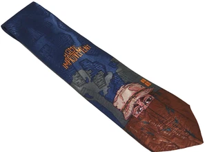 Corbata corbata para el cuello Wilson para hombre azul marino programa de televisión tono táctil - Imagen 1 de 2