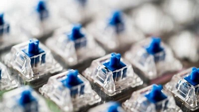 Lubed and Filmed Durock Dolphin SIlent 62g Linear Switches (90 Count) - Image 1 of 2