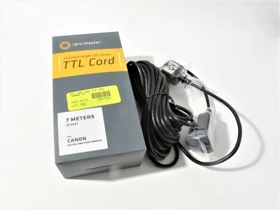 ProMaster Extended Length Off-Camera TTL for Canon 23 feet/7 meters (#6241) - Image 1 of 2