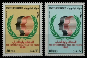 Kuwait 1985 - Mi-Nr. 1065-1066 ** - MNH - Año de la Juventud - Imagen 1 de 1