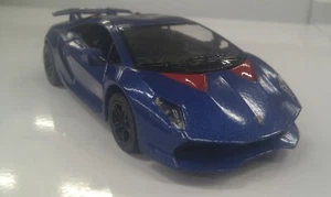 Lamborghini Sesto Elemento Azul Kinsmart Coche Juguete Modelo 1/38 Escala Metal - Imagen 1 de 2