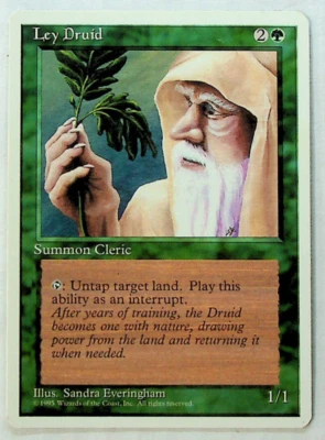 Ley Druid - 4th Series  - 1995 - Magic The Gathering - Image 1 of 2