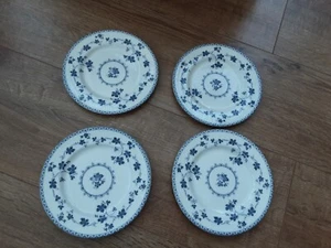 Royal Doulton Yorktown Beilagenteller x 4 16,5 cm gerippter Rand - Bild 1 von 3