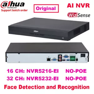 New! Dahua 4K AI NVR NVR5216-E(16CH) NVR5232-EI(32CH) WizSense Face Recognition - Picture 1 of 15