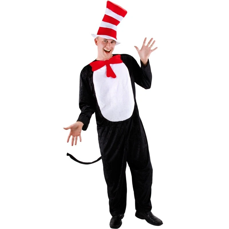Dr. Seuss - The Cat In The Hat Adult Costume - Elope Size L/XL - Image 1 of 1