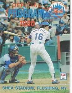 NEW YORK METS v SAN DIEGO PADRES - 5/2-4/1980 Official Game Program - AUTHENTIC - Picture 1 of 1