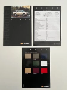 Chevrolet Tahoe LT Premium 5.3 V8 französischer Prospekt + technische Daten & Farben 2002 - Bild 1 von 1