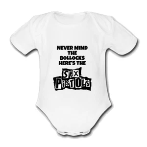 BOLLOX PISTOLS Strampler Baby Weste Grow Body SEX MUSIC - Bild 1 von 1