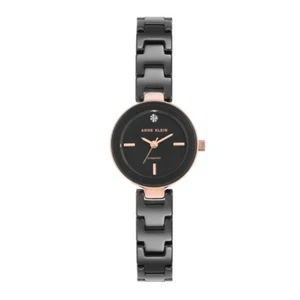 ANNE KLEIN Orologio Donna AK/2660BKRG Bracciale Acciaio Luxury Brand - Picture 1 of 4