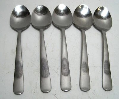 Juego de 5 cucharaditas de acero inoxidable Pfaltzgraff GOTHAM 6 1/4" Foto 1 de 2