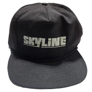 Vintage Skyline Cap Hat Mobile Homes Trailer House Black Adjustable - Picture 1 of 13
