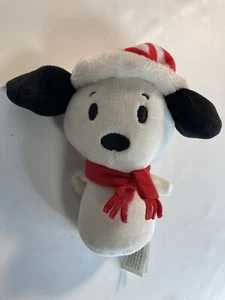 Hallmark Snoopy Itty Bitty Sciarpa Cappello Babbo Natale Inverno Natale Peluche Imbottito 4,75" - Foto 1 di 3