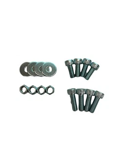 SPARCO SEAT HARDWARE MOUNT KIT: BOTTOM MOUNT (ZINC SILVER BOLT / WASHER) 50001ZS - Picture 1 of 1