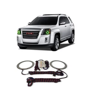 Bright Green Angel Eye Headlight Halo kit for GMC Terrain 10-16 - Bild 1 von 2