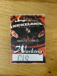 Nickleback All the Right Reasons 2007 tour concerto backstage pass - Foto 1 di 2