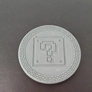 Question Block COIN Super Mario Bros Collectible Coins Think Geek Shroom Token - Picture 1 of 4