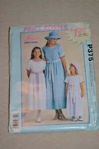 Sewing pattern Stitch 'n Save P375/9169, womens & girls dress - Picture 1 of 3