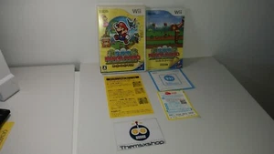 P02-19 NINTENDO WII SUPER PAPER MARIO COMPLETE JAPAN - Picture 1 of 8