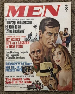 Vintage Men Magazine August 1966 Adventure Entertainment - Picture 1 of 6