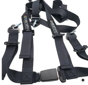 Circuit Hero 4 Point Static Racing Harness 2" Belt - Black - Universal - Bild 1 von 4