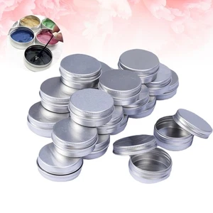 10 Pcs Aluminum Box Travel Containers for Creams Jar Cosmetic Bottle - Picture 1 of 11