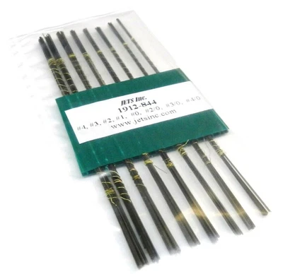 Hojas de sierra para joyeros Swiss 8 Dz sierras perforadoras rango surtido #4 a #4/0 hojas Foto 1 de 4