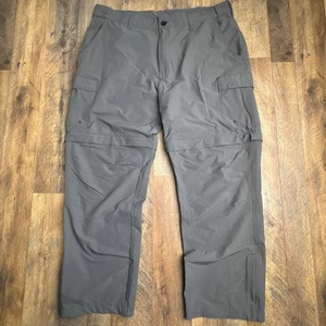 World Wide Sportsman Convertible Fishing Cargo Pants Men's 42 x 30 Gray 6319 - Picture 1 of 10