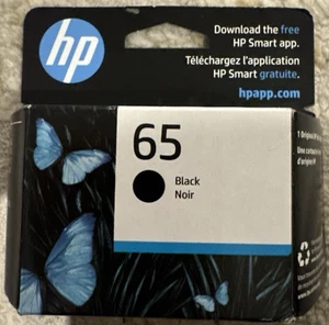 Cartucho de tinta negra HP #65 (N9KO2AN) caducado octubre 2026 - Imagen 1 de 4