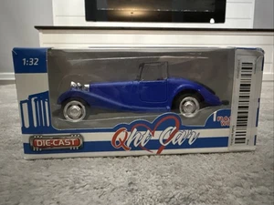QHT Car Die Cast Car - blau - Pull Back - Open Doors - 1:32 - versiegelt - Bild 1 von 5