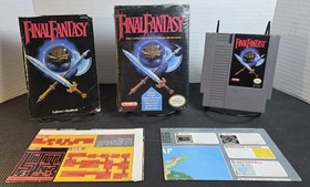 Final Fantasy (Nintendo NES) CIB w/Manual, Map, Charts, Sleeve