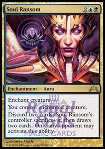 Soul Ransom 2x FOIL GTC MTG Gatecrash Raro COMO NUEVO azul negro - Imagen 1 de 1