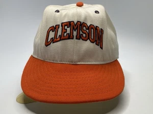 De Colección Pro Line Blanco Naranja Negro Clemson Béisbol EE. UU. Gorra Gorra 7 1/8 Modelo Pro - Imagen 1 de 6