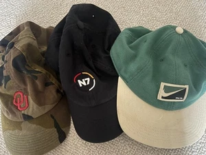 Lot of 3 nike hats n7 camo oregon state nike sb black teal - Picture 1 of 2