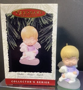 Hallmark Andenken Marys Engel violett 9. in Serie Ornament 1996 Mary Hamilton - Bild 1 von 11
