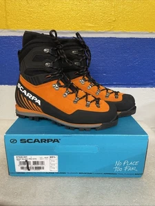 Botas de Montañismo Scarpa Mont Blanc Pro GTX Naranja Para Hombres EU 43.5 US 10 1/3 Nuevas - Imagen 1 de 13