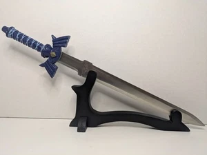Legend Of Zelda Master Sword - 17" - Stainless Steel - With Display Stand - Picture 1 of 13